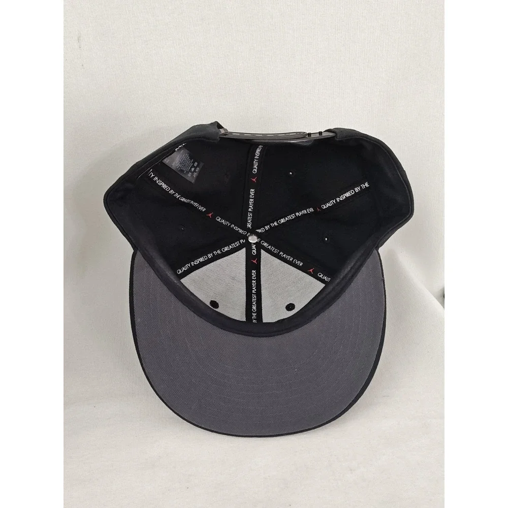 Nike Hat Jordan Jumpman M L Adjustable SnapBack Men Low‎ Profile Black White